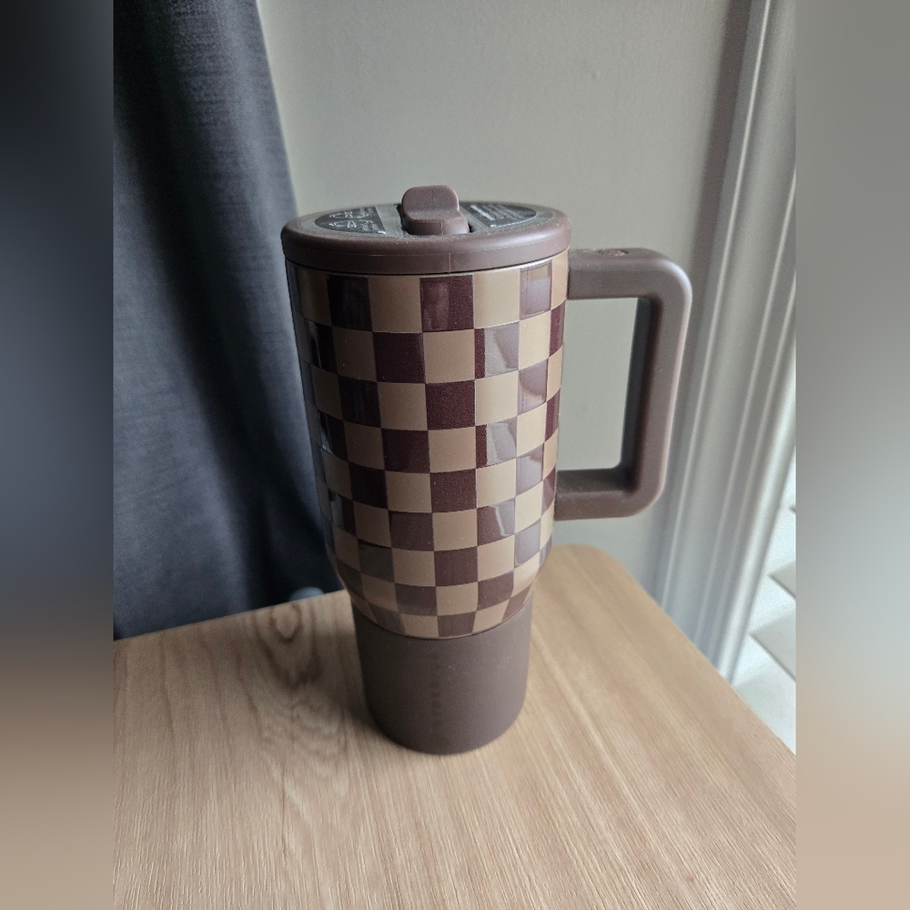 Brand New Hydrojug 20 Oz Traveler In Autumn Checkers